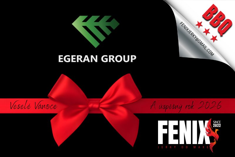 Firemní etiketa FENIX Jerky — varianta 4