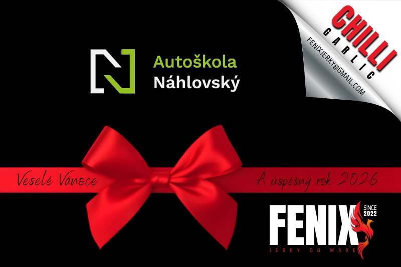 Firemní etiketa FENIX Jerky — varianta 5