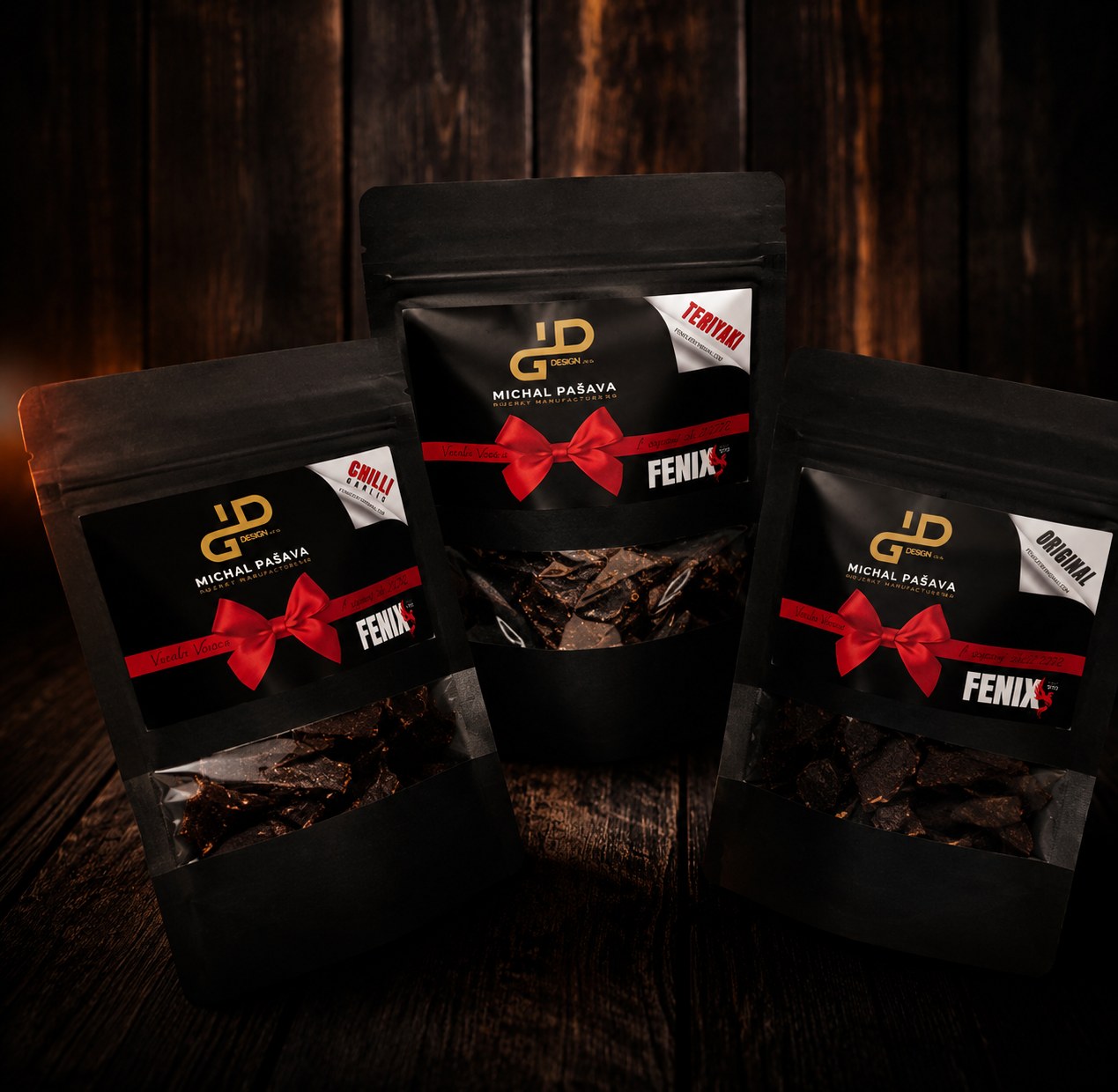FENIX Jerky — firemní balíček IDG